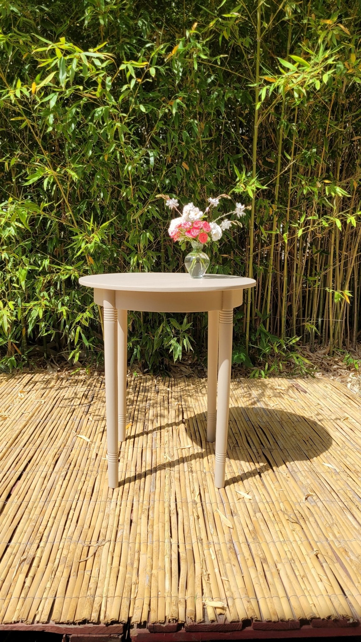 Table d'appoint ronde - rénovée - Ethic Atelier