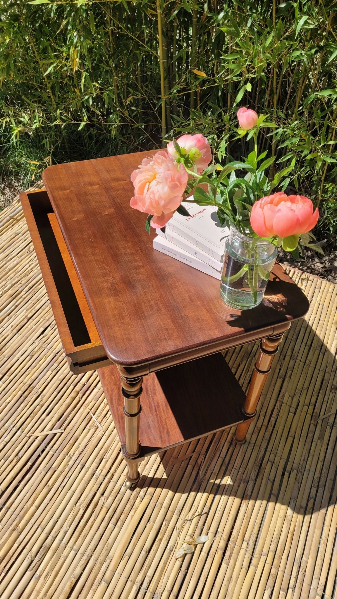 Table d'appoint vintage restaurée - Ethic Atelier