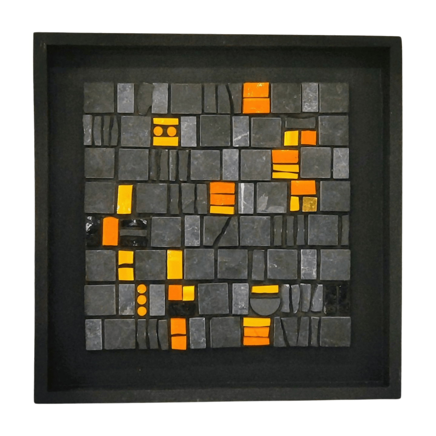 Tableau Mosaïque en Marbre - Création Artisanale - Ethic Atelier