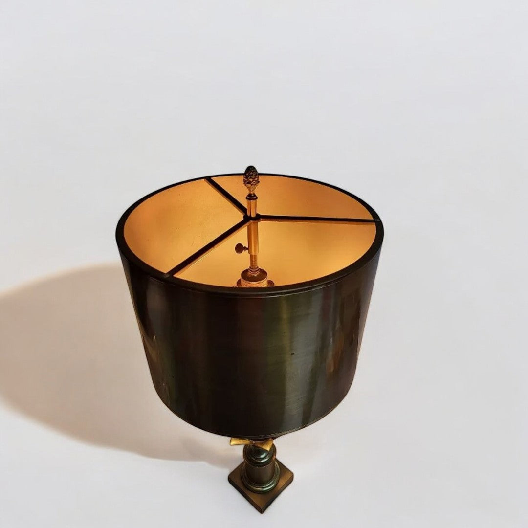 Exceptionnelle Lampe en Bronze Maison Charles et Fils - Fleur de Lotus
