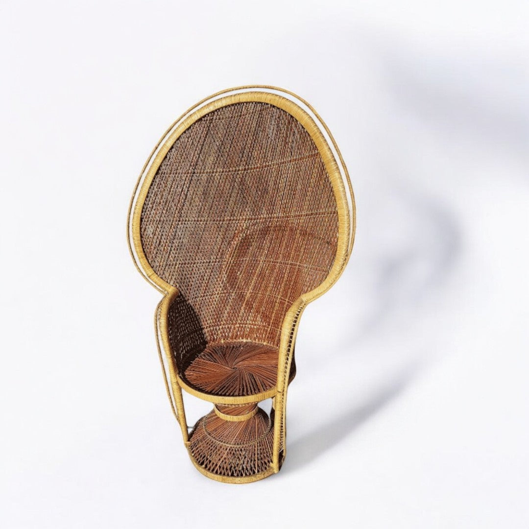 Fauteuil Emmanuelle en Rotin - Années 1960