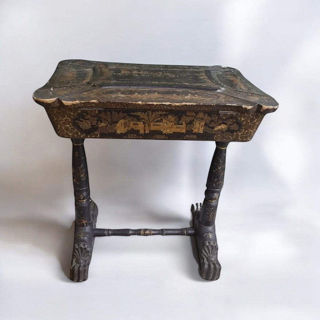 Jolie Travailleuse Ancienne Asiatique - XIXe Siècle