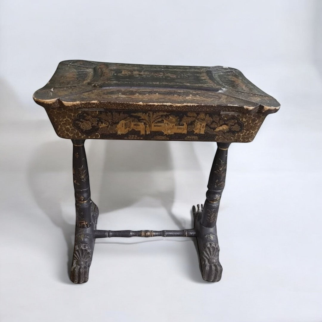 Jolie Travailleuse Ancienne Asiatique - XIXe Siècle