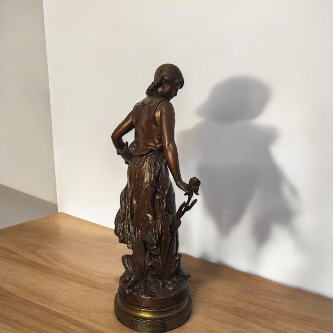 Statue en Bronze Tournant "Le Printemps" – Hippolyte Moreau