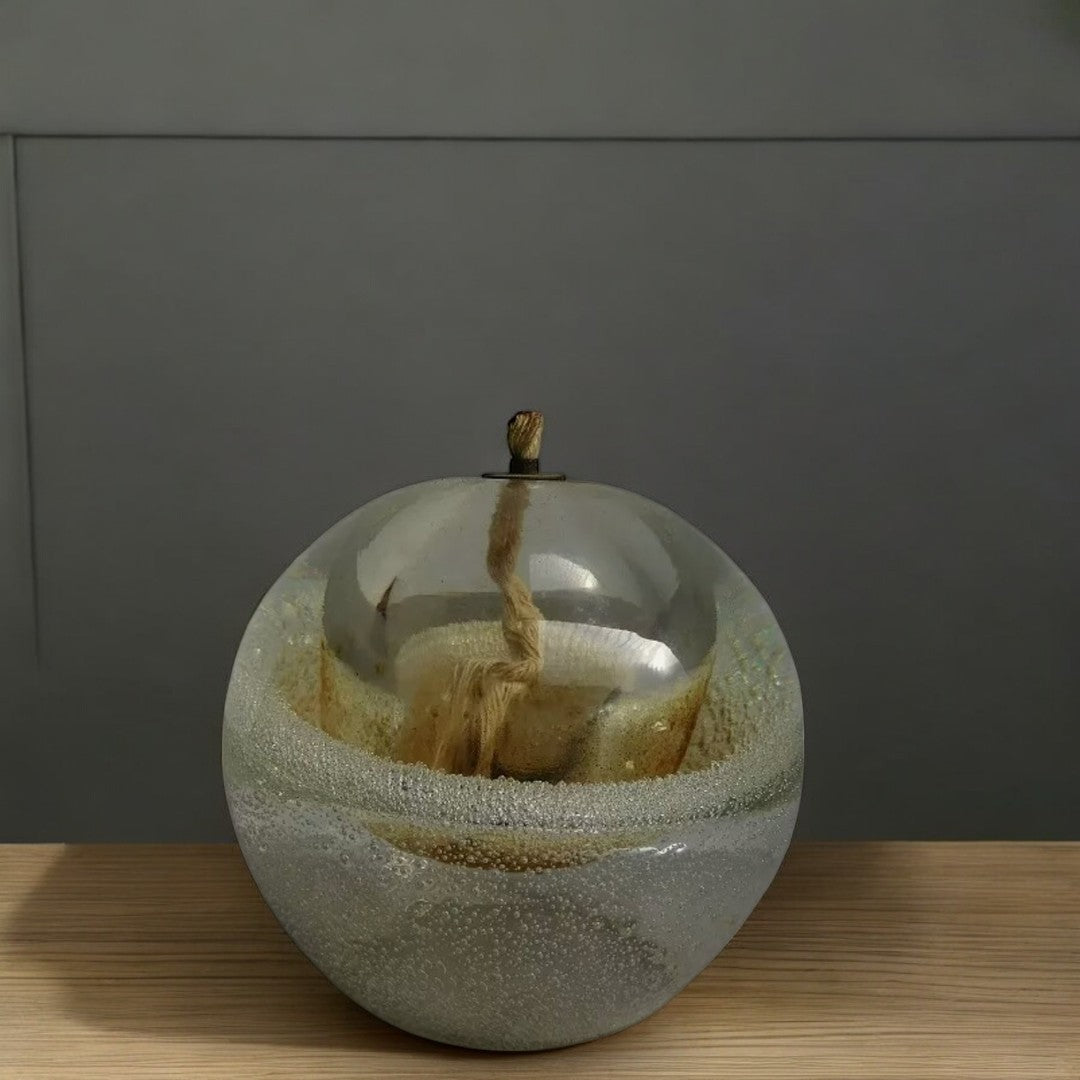 Superbe Lampe à Huile en Verre