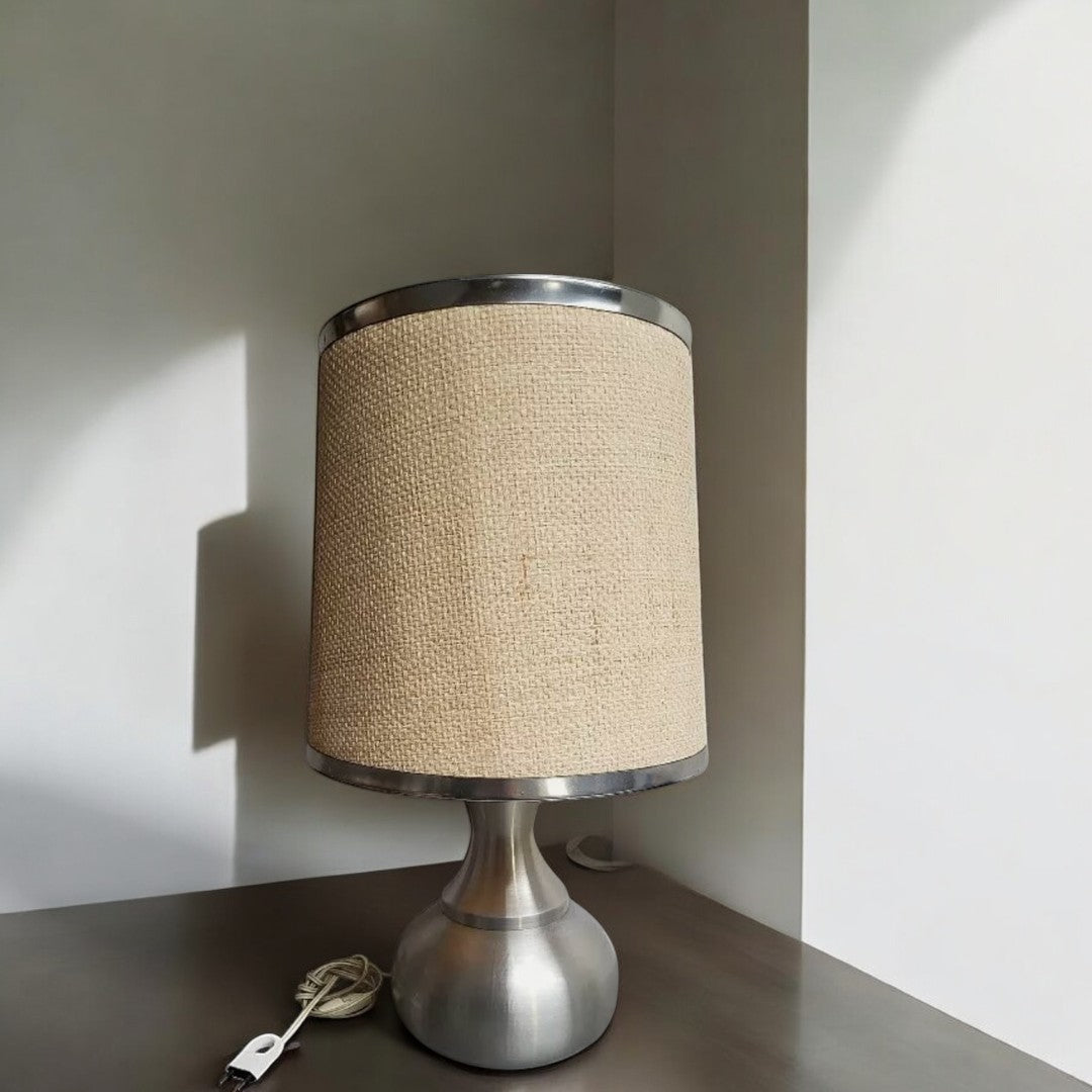 Superbe Lampe Vintage 1970 en Aluminium