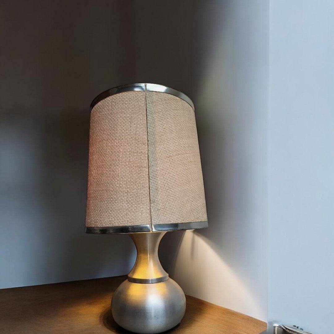 Superbe Lampe Vintage 1970 en Aluminium