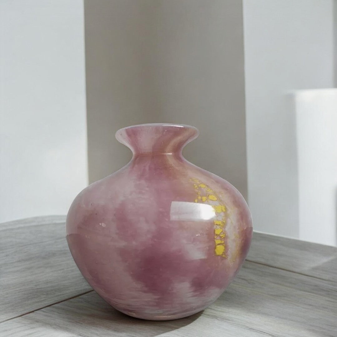 Superbe Vase en Verrerie Georges Castellino