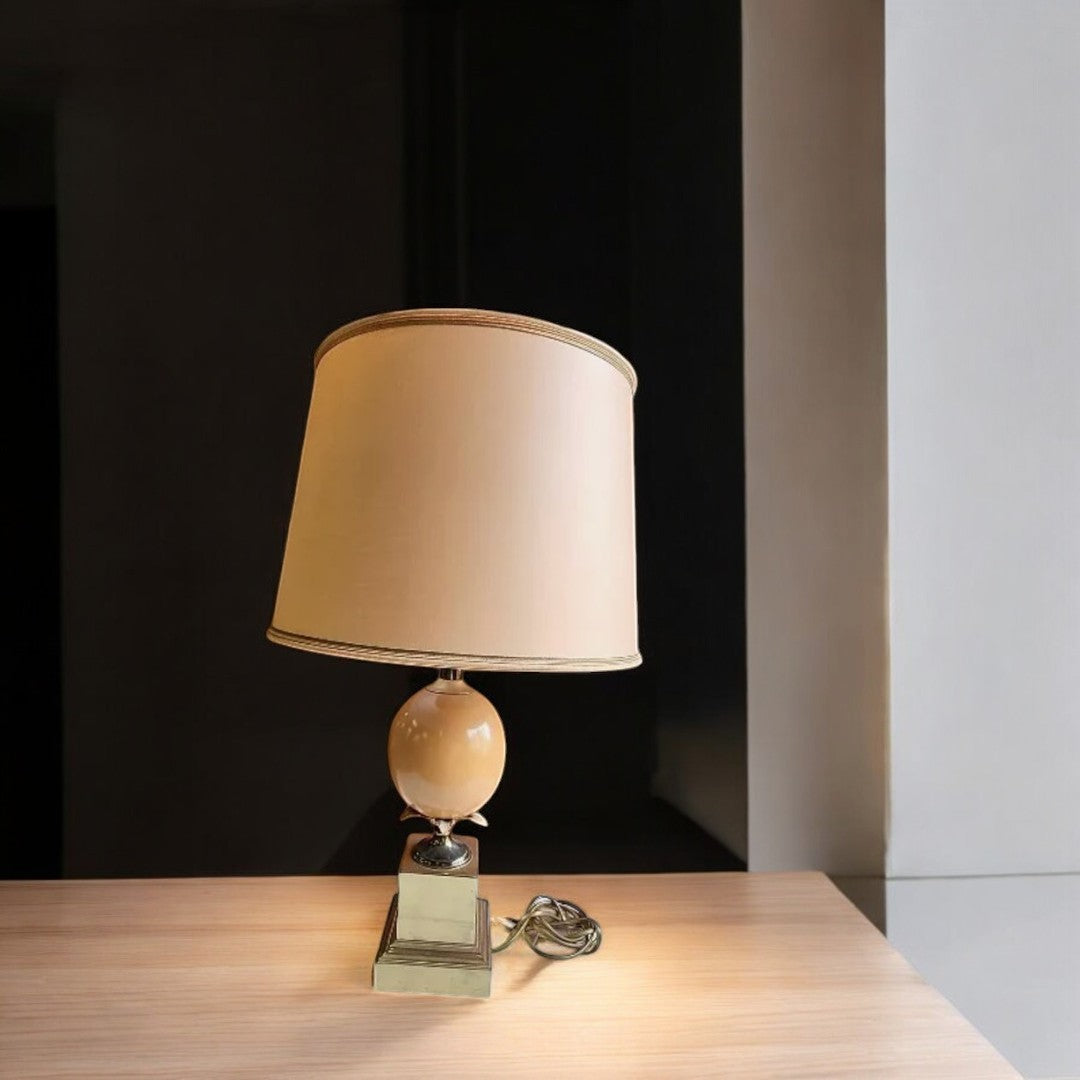 Très Belle Lampe Œuf d'Autruche Modèle Australie