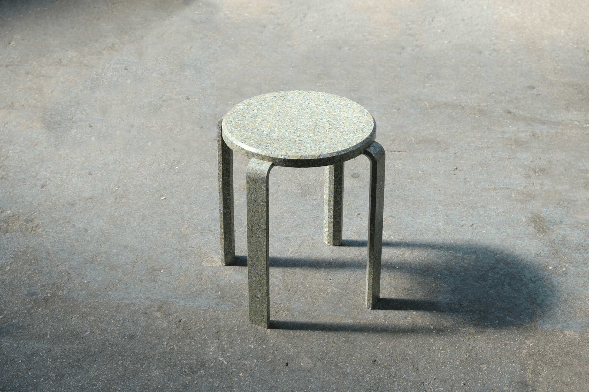 Tabouret Billex en Broyat de Billets de Banque Upcyclés - Ethic Atelier