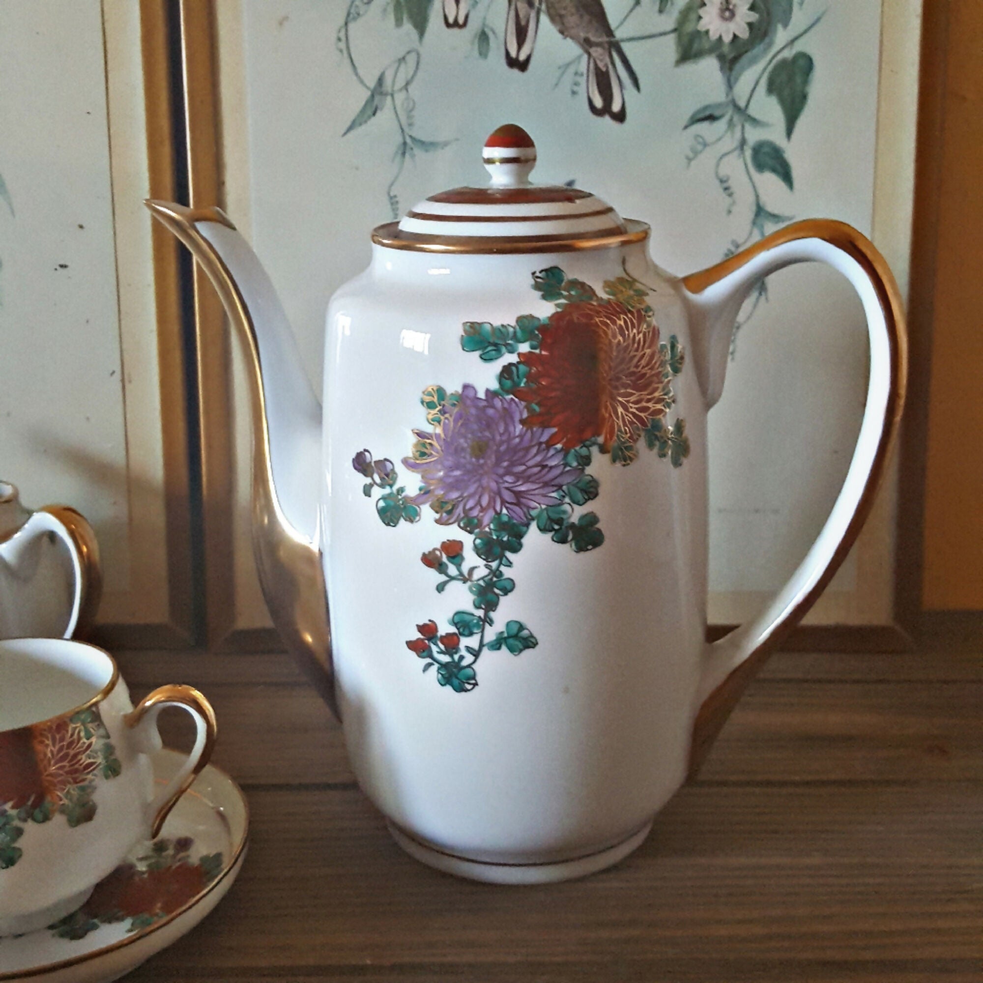 Tasses et accessoires porcelaine de Soko du Japon, ensemble peint à la main - Ethic Atelier