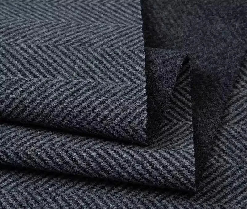 Tissu de Flanelle à Chevrons "Éco - Responsable" - Ethic Atelier