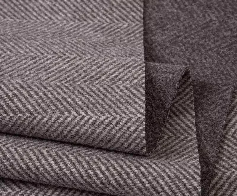 Tissu de Flanelle à Chevrons "Éco - Responsable" - Ethic Atelier