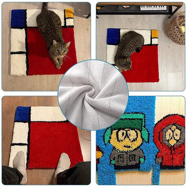 Tissu de touffetage primaire MARGOT avec lignes marquées pour bricolage et projets DIY - Ethic Atelier