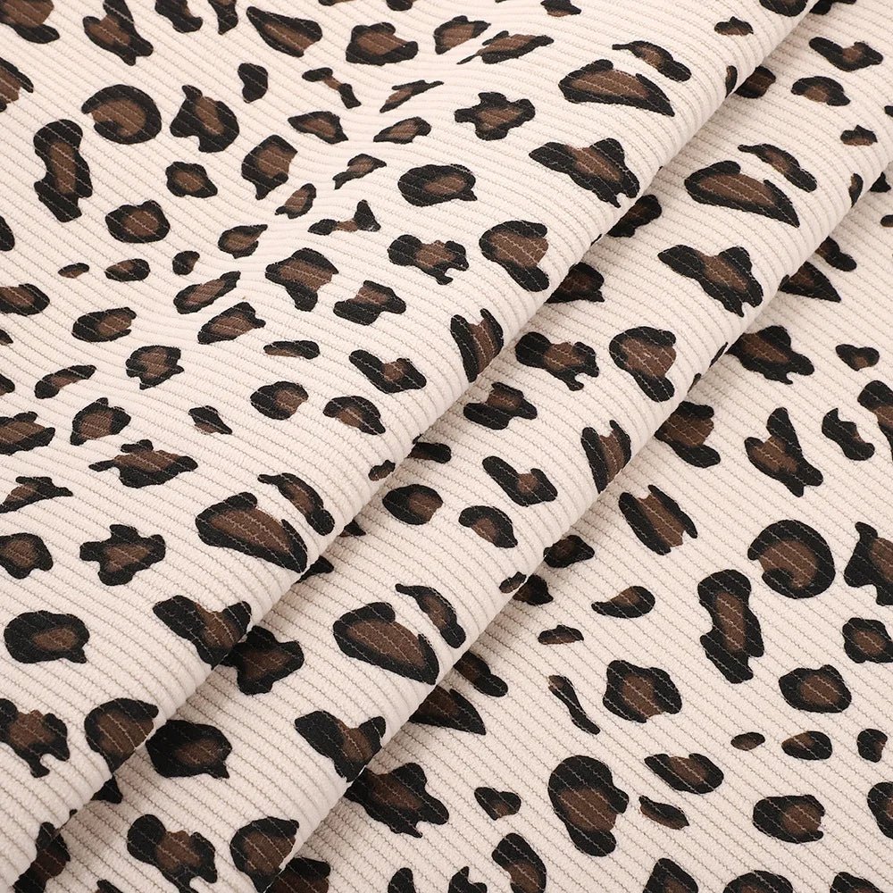 Tissu en Velours Côtelé "Ocelot" - Ethic Atelier