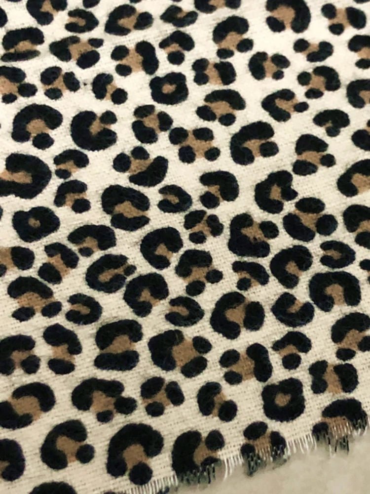Tissu imprimé léopard en pur coton - Ethic Atelier
