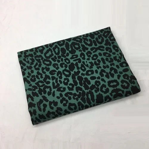 Tissu Jeans Imprimé Léopard "Élégance et Confort" - Ethic Atelier