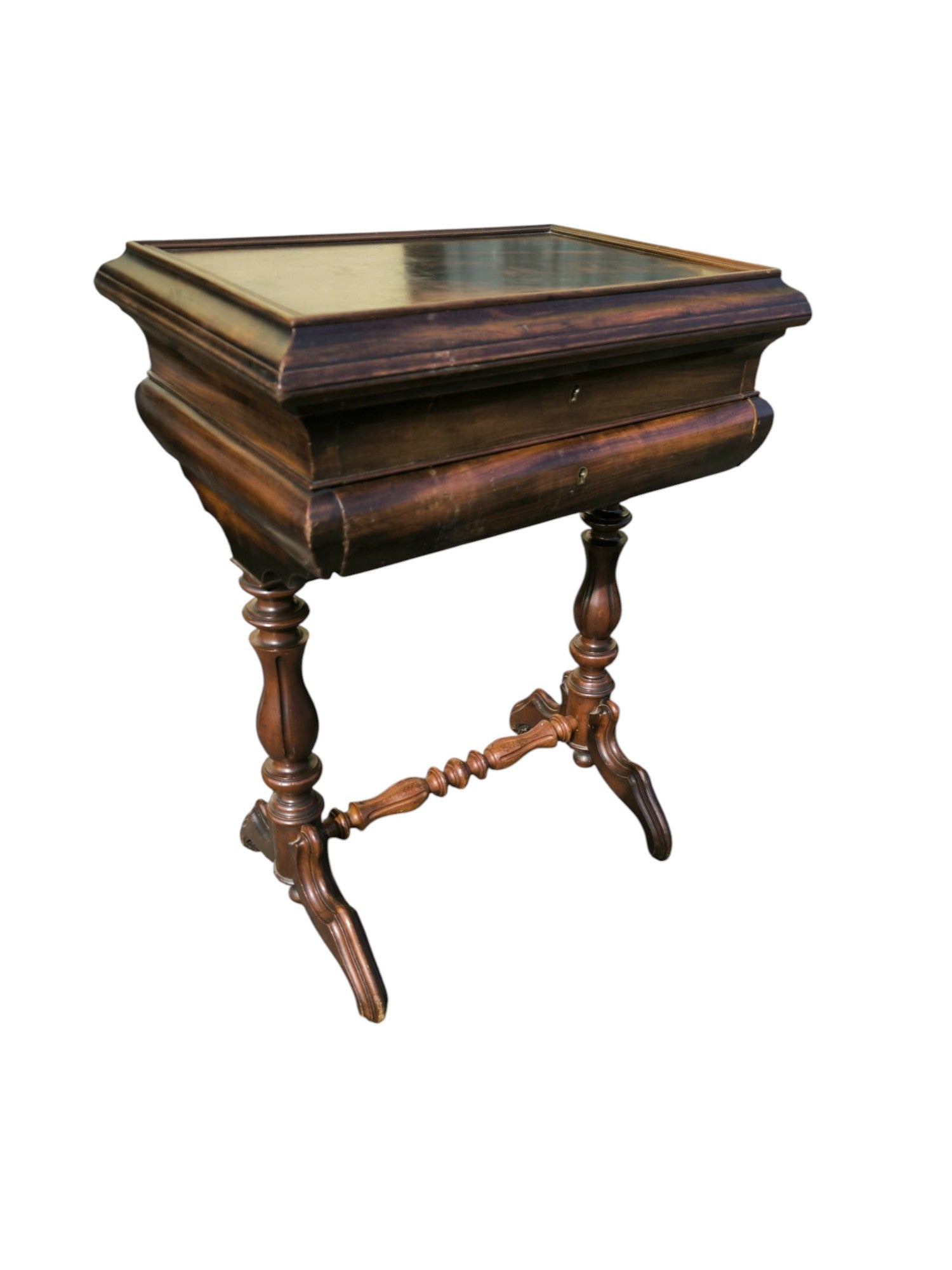 Travailleuse en acajou et citronnier vers 1830 - Ethic Atelier