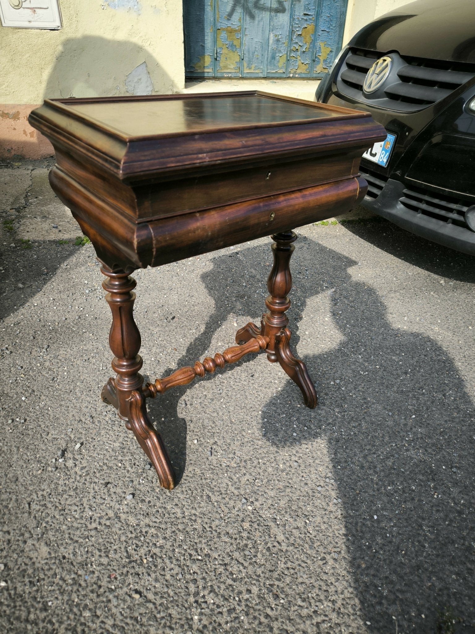 Travailleuse en acajou et citronnier vers 1830 - Ethic Atelier