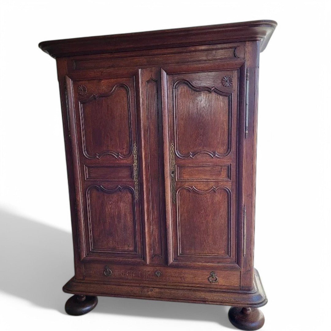 Très Belle Armoire Louis XIV - XVIIIe Siècle en Chêne - Ethic Atelier