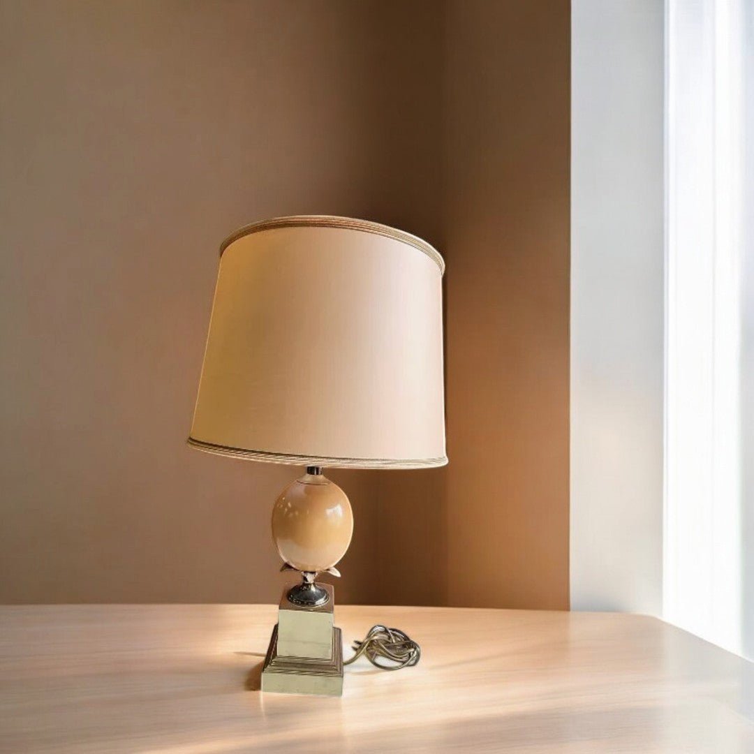 Très Belle Lampe Œuf d'Autruche Modèle Australie - Ethic Atelier