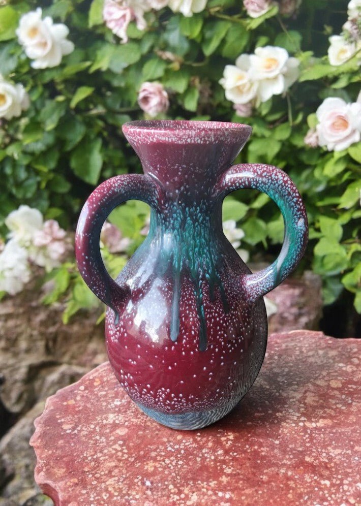 Vase à 3 Anses en Céramique Vintage datant de 1950 - Ethic Atelier