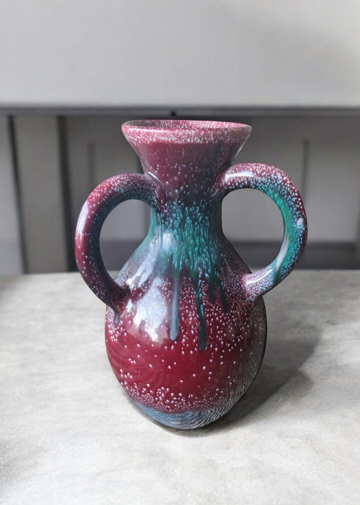 Vase à 3 Anses en Céramique Vintage datant de 1950 - Ethic Atelier