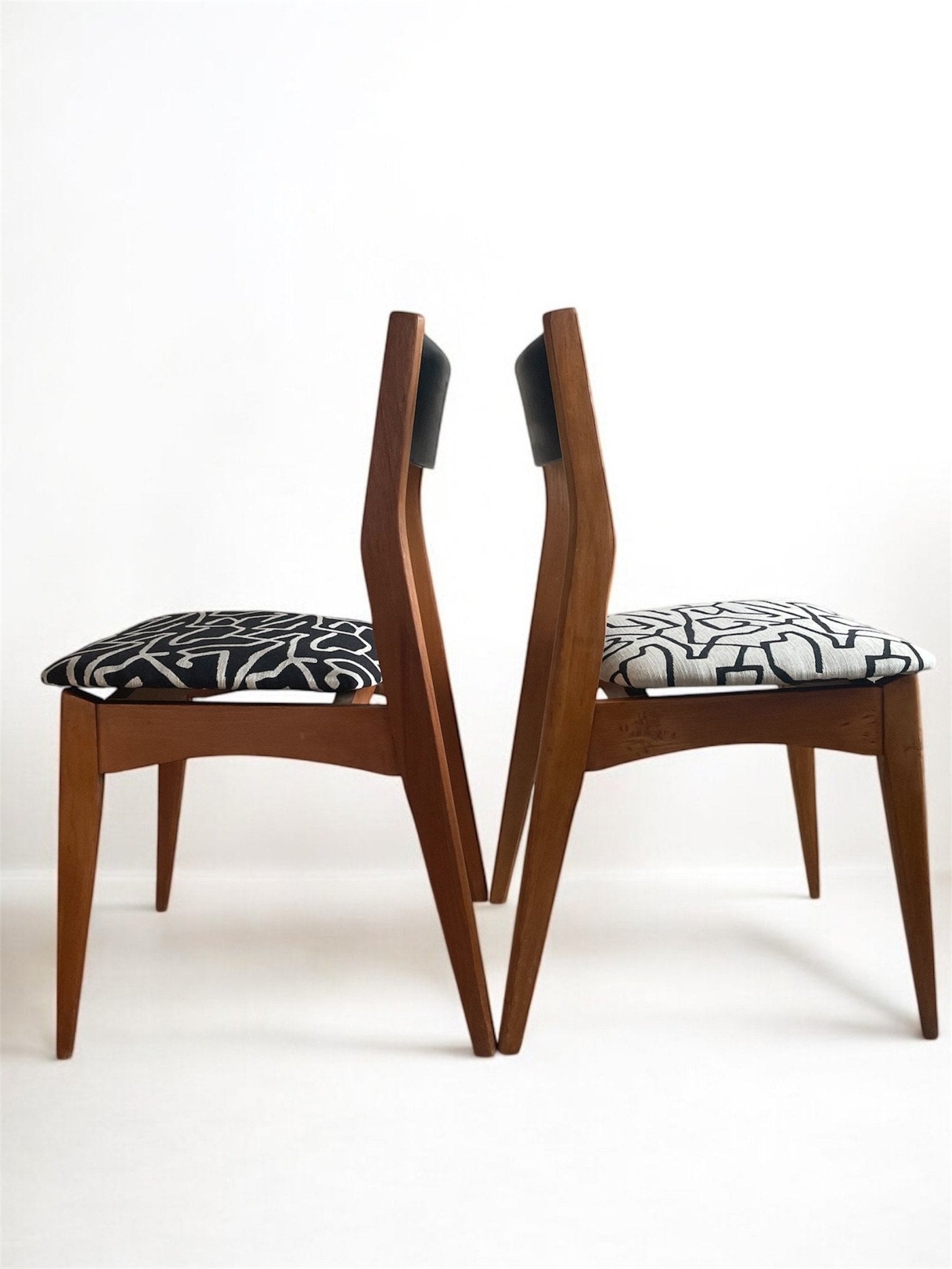 4 Chaises bistrot vintage années 50 restaurées - Ethic Atelier