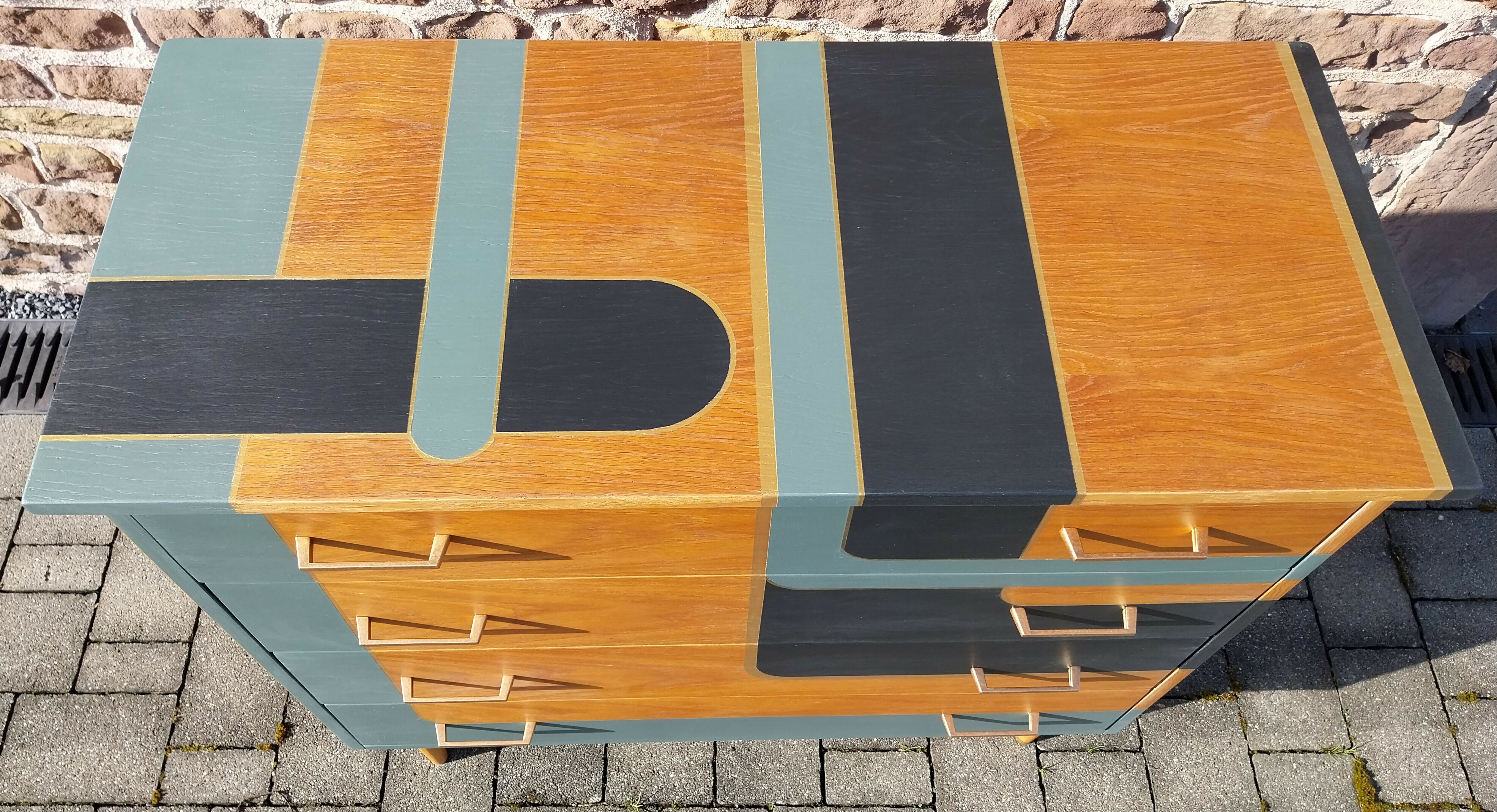 commode 70's dessus