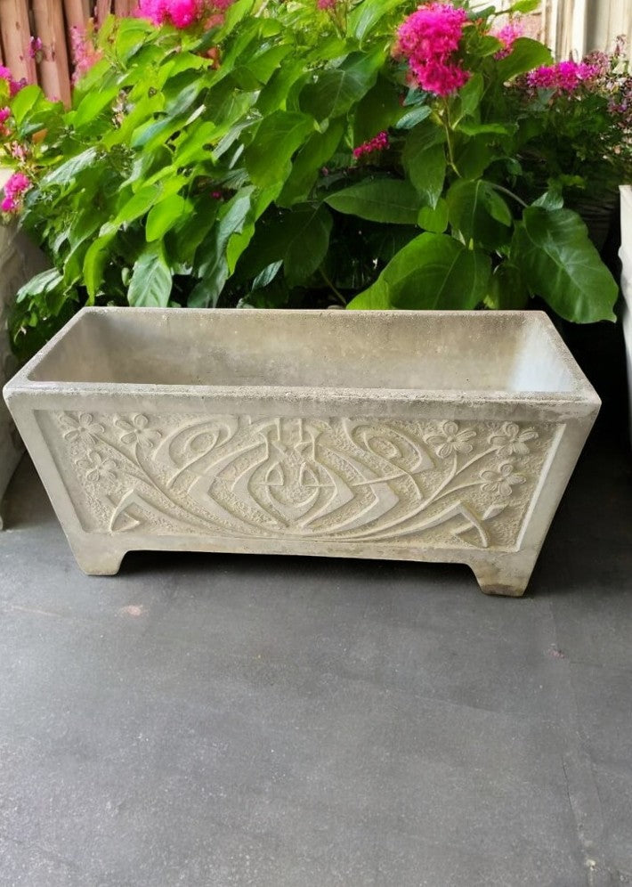 Paire de Jardinières en Béton Époque Art Nouveau