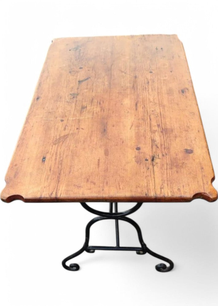 Table de bistrot Vintage datant de 1870