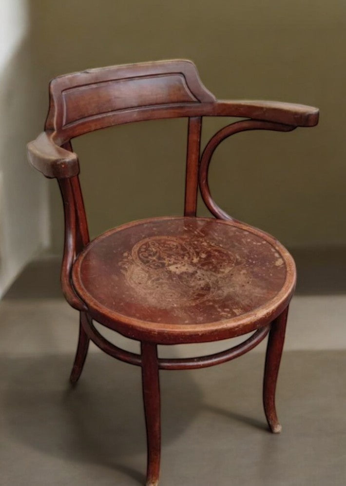 Fauteuil de Bureau de la Fin du XIXe Siècle par Jacob et Joseph Kohn