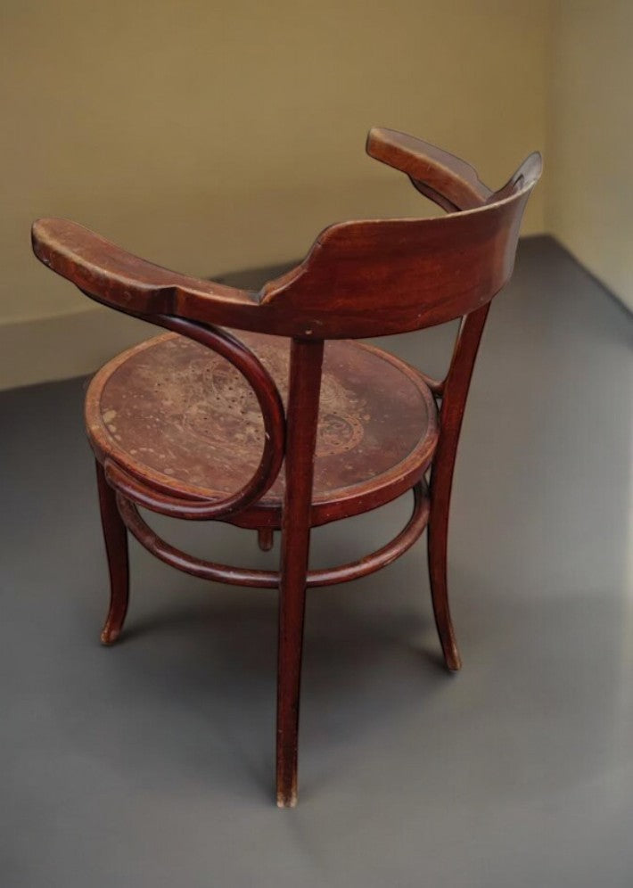 Fauteuil de Bureau de la Fin du XIXe Siècle par Jacob et Joseph Kohn