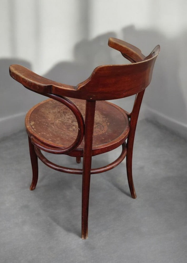 Fauteuil de Bureau de la Fin du XIXe Siècle par Jacob et Joseph Kohn