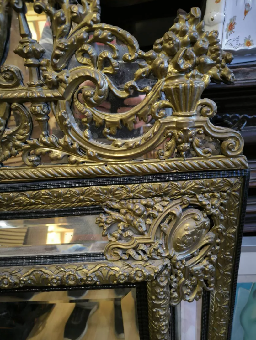 Miroir à Parecloses d'Époque Napoléon III