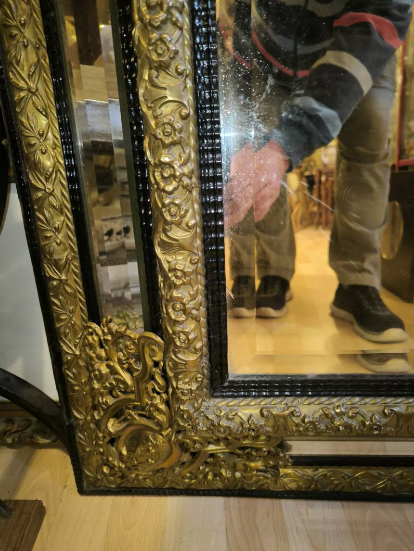 Miroir à Parecloses d'Époque Napoléon III