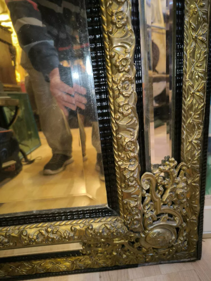 Miroir à Parecloses d'Époque Napoléon III