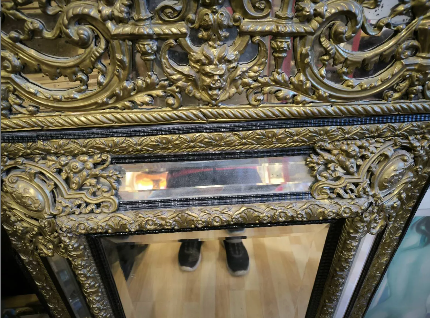 Miroir à Parecloses d'Époque Napoléon III