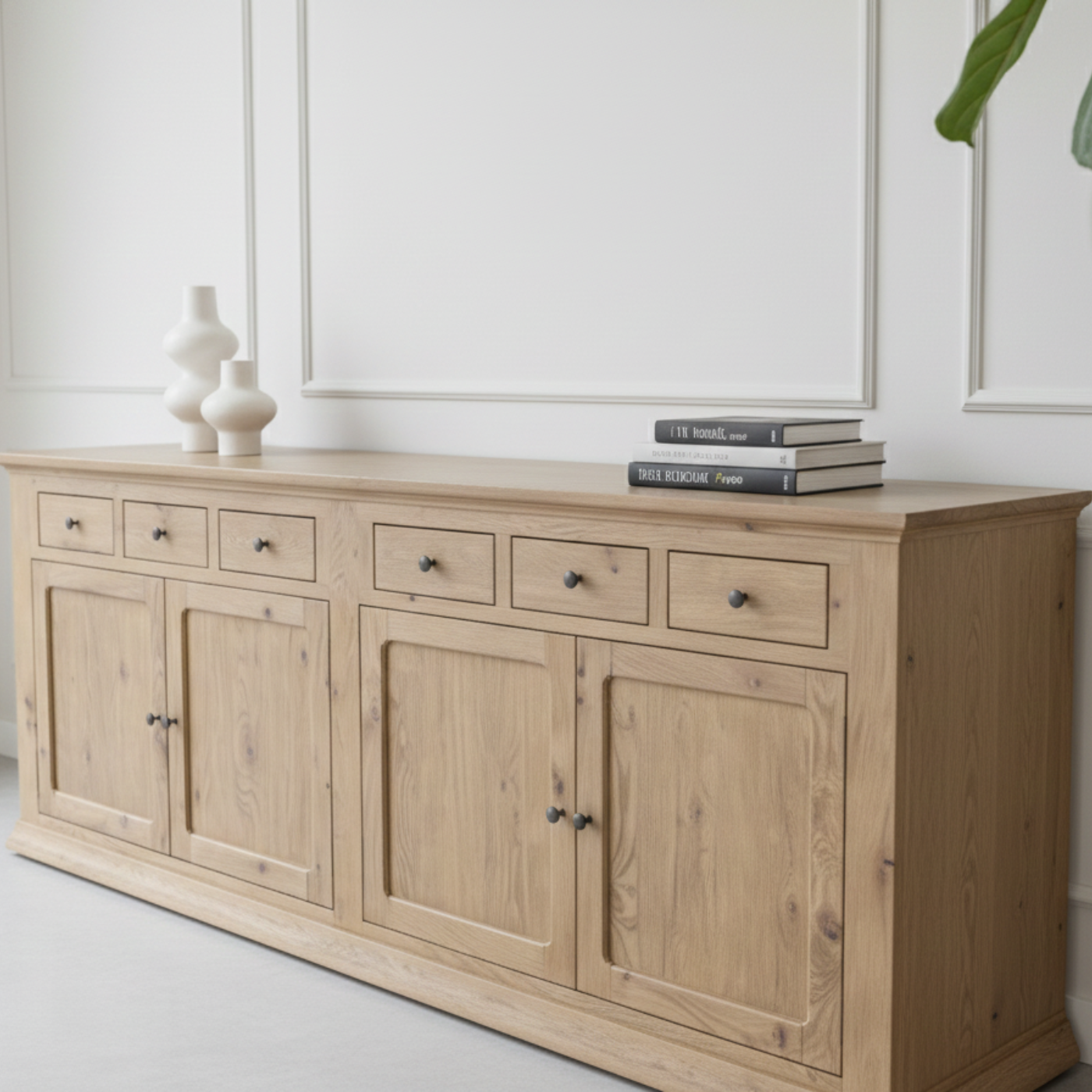 Commode restaurée en bois brut - Ethic Atelier