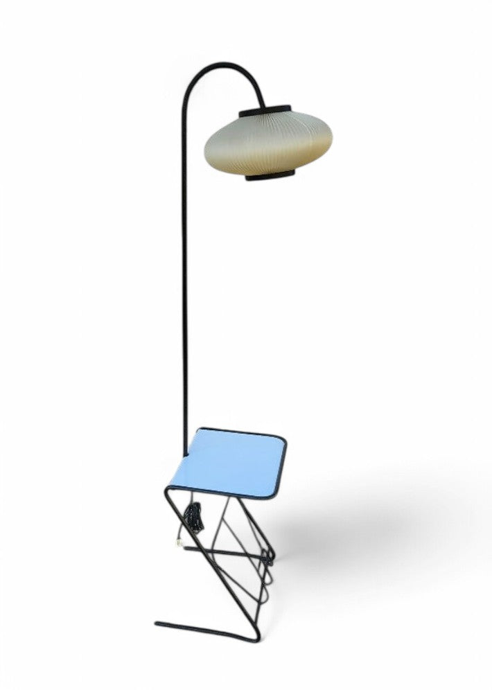 Lampadaire porte-revues des années 1960