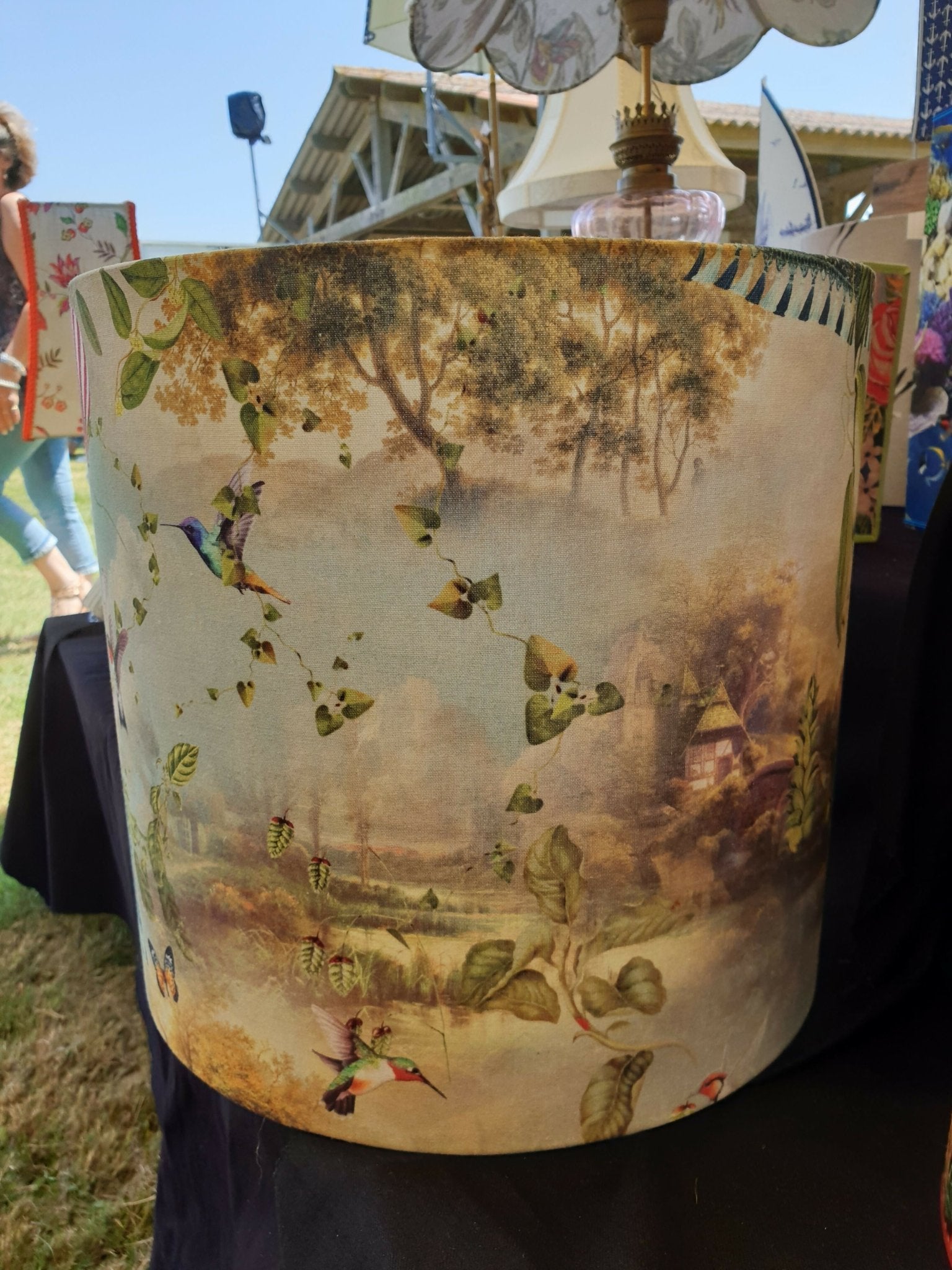 Abat - Jour " La biche et le tapis volant" - Pièce unique - Ethic Atelier