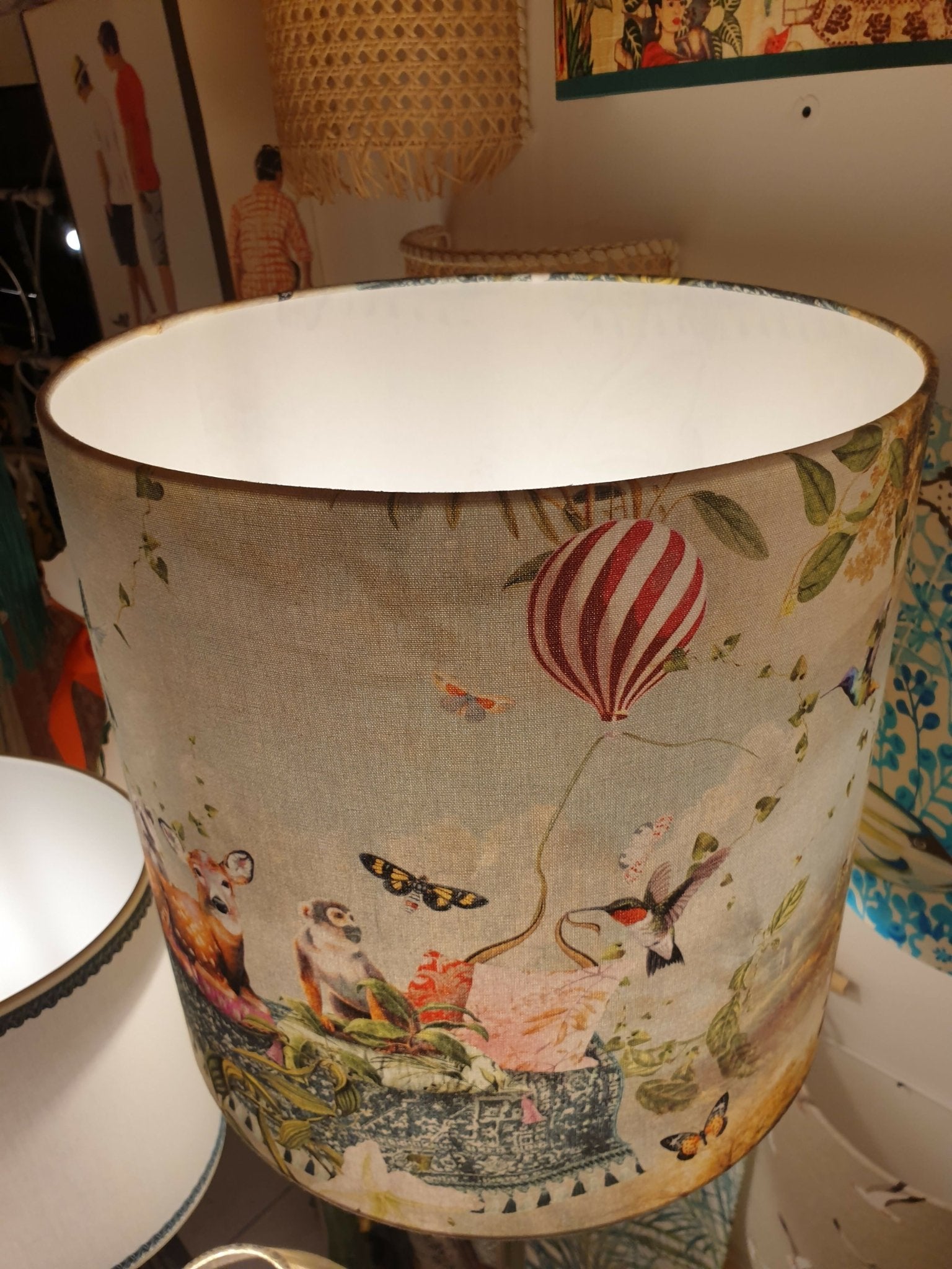 Abat - Jour " La biche et le tapis volant" - Pièce unique - Ethic Atelier