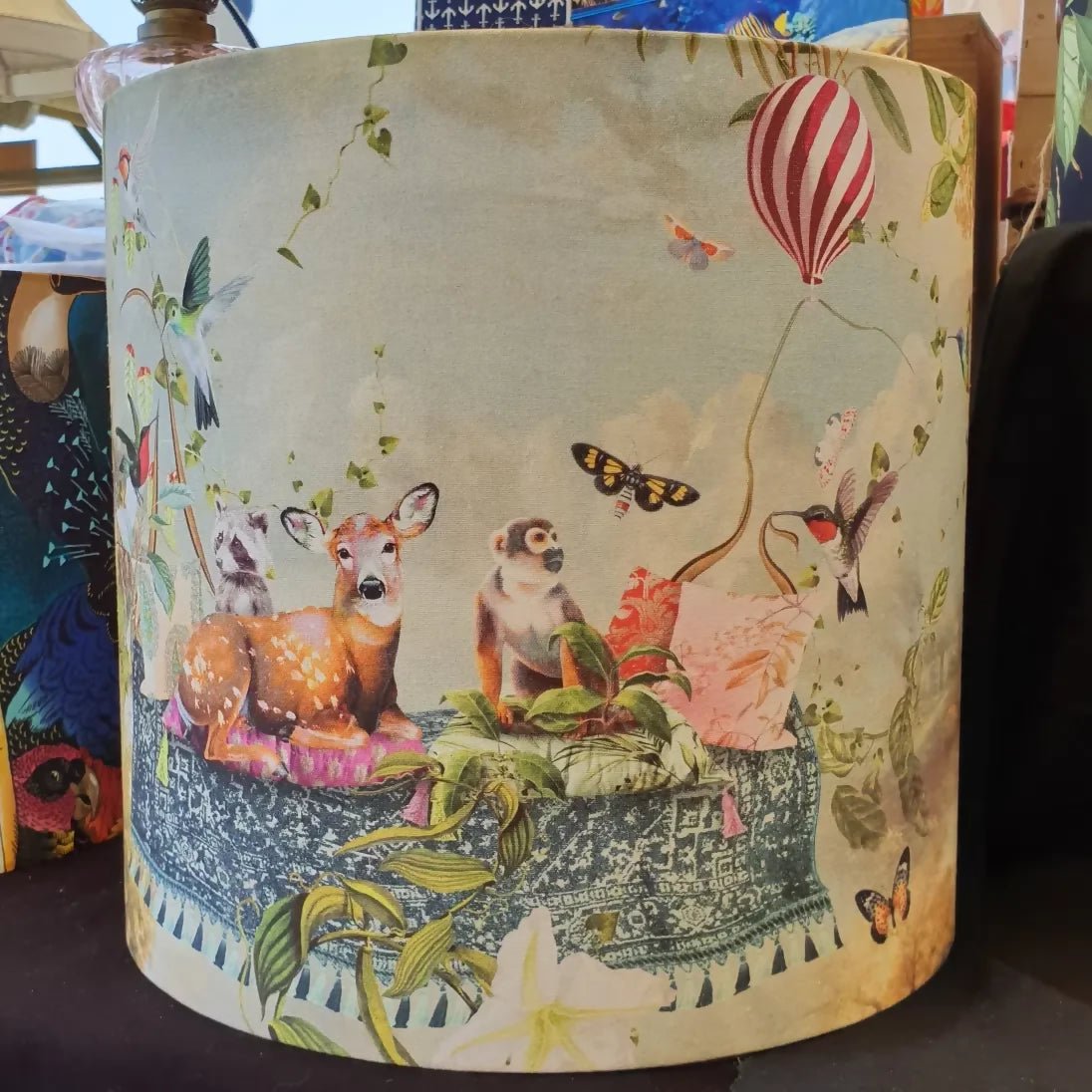 Abat - Jour " La biche et le tapis volant" - Pièce unique - Ethic Atelier