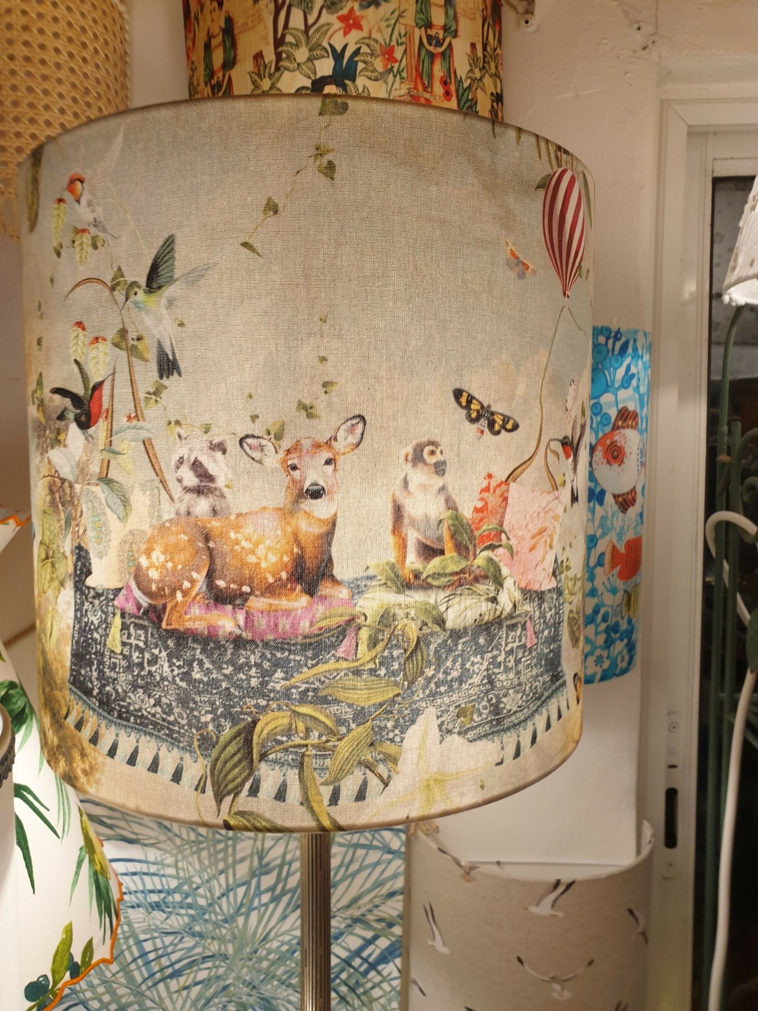 Abat - Jour " La biche et le tapis volant" - Pièce unique - Ethic Atelier