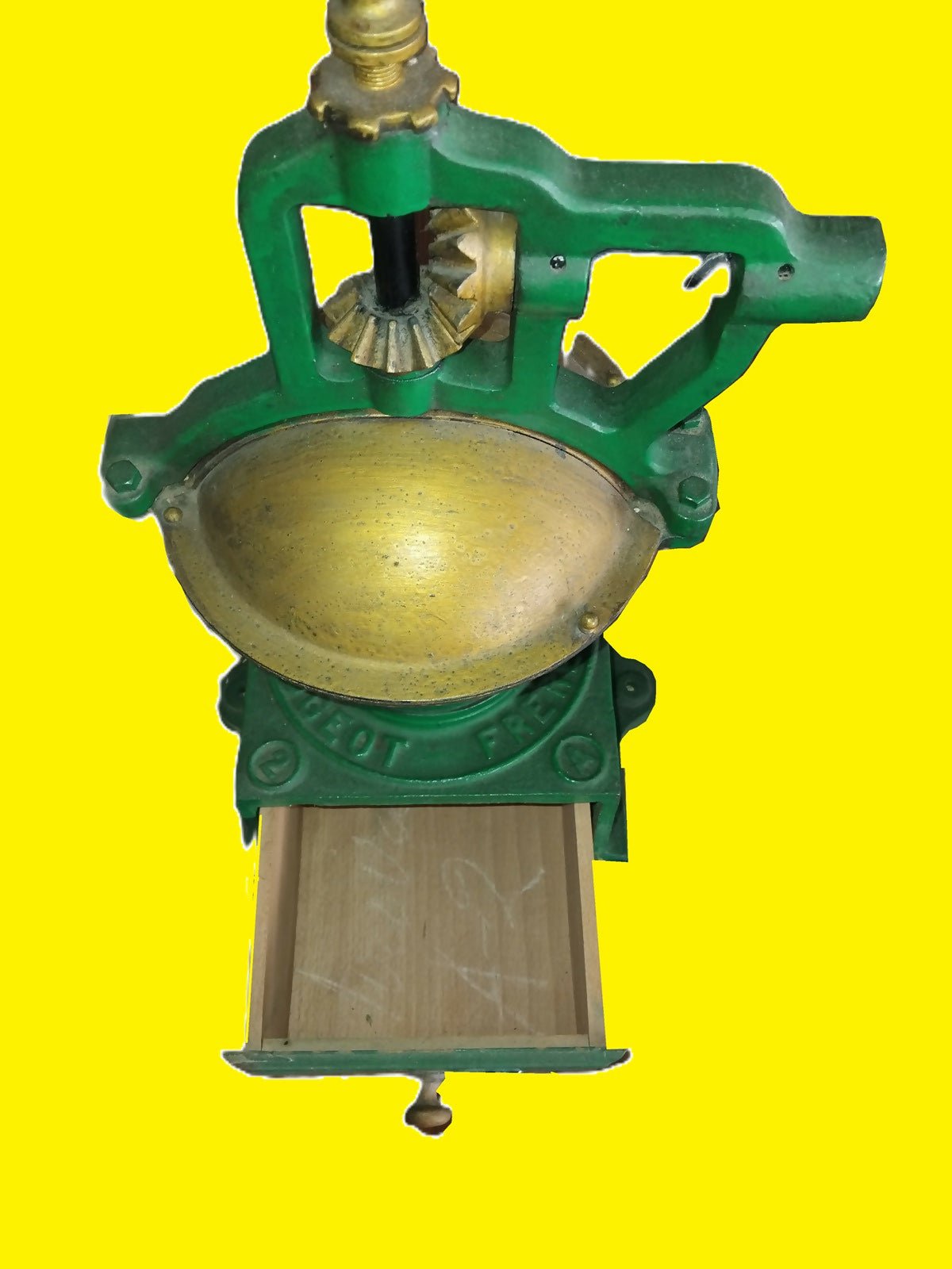 Ancien gros moulin à café de comptoir - Ethic Atelier