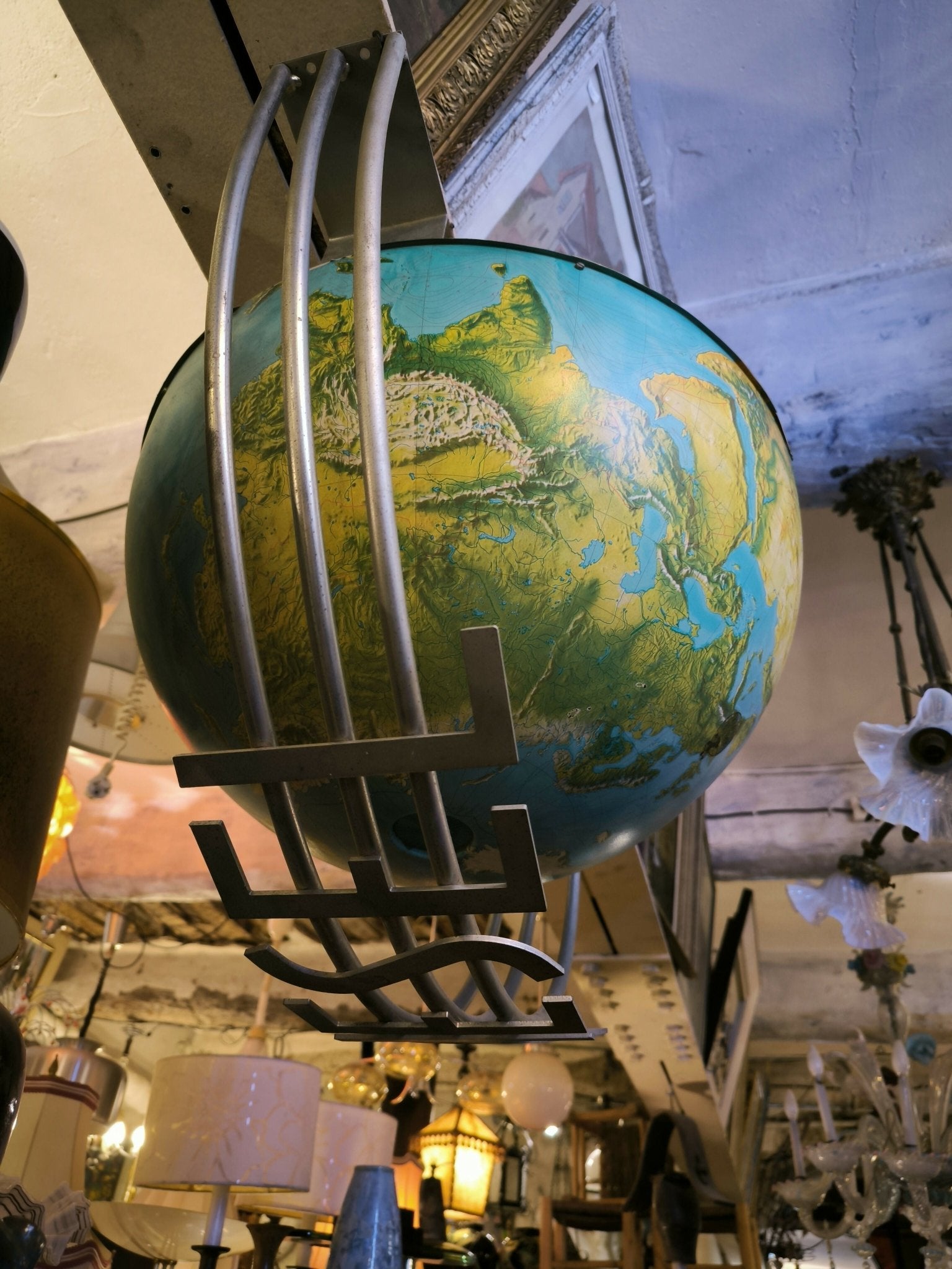 Applique mappemonde lumineuse DIESEL pour Morrison Hotel - Ethic Atelier