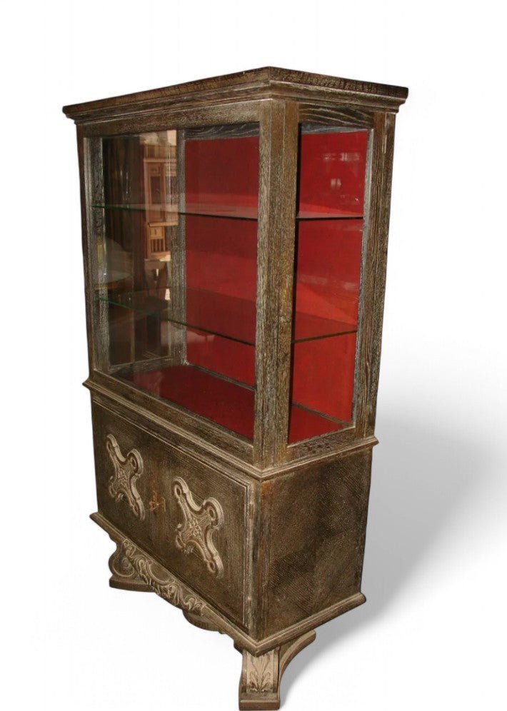 Argentier - Bar en Chêne Noirci Vers 1940 - Ethic Atelier