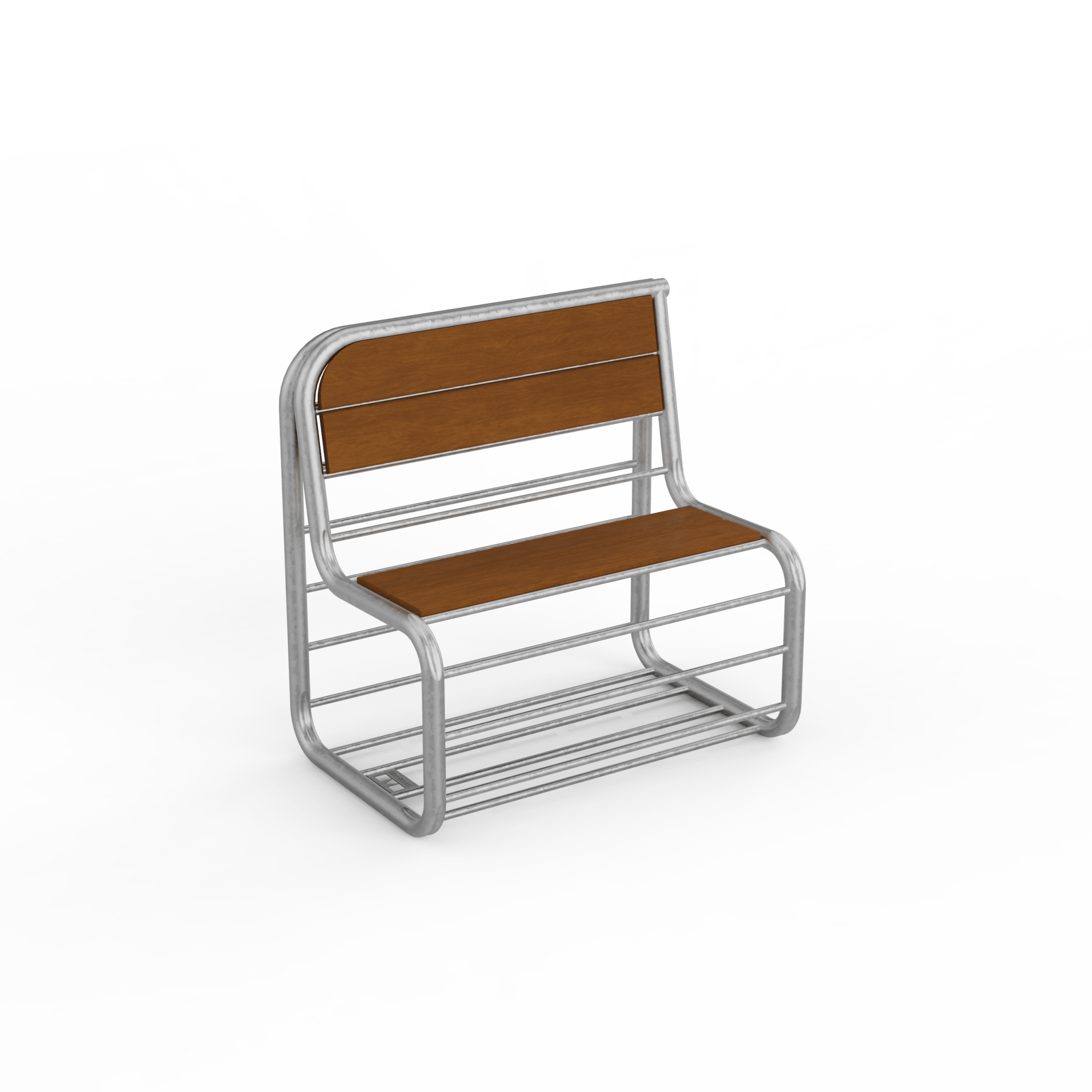 Banquette Bultan en Barrières Vauban Upcyclées - Extérieur - Ethic Atelier