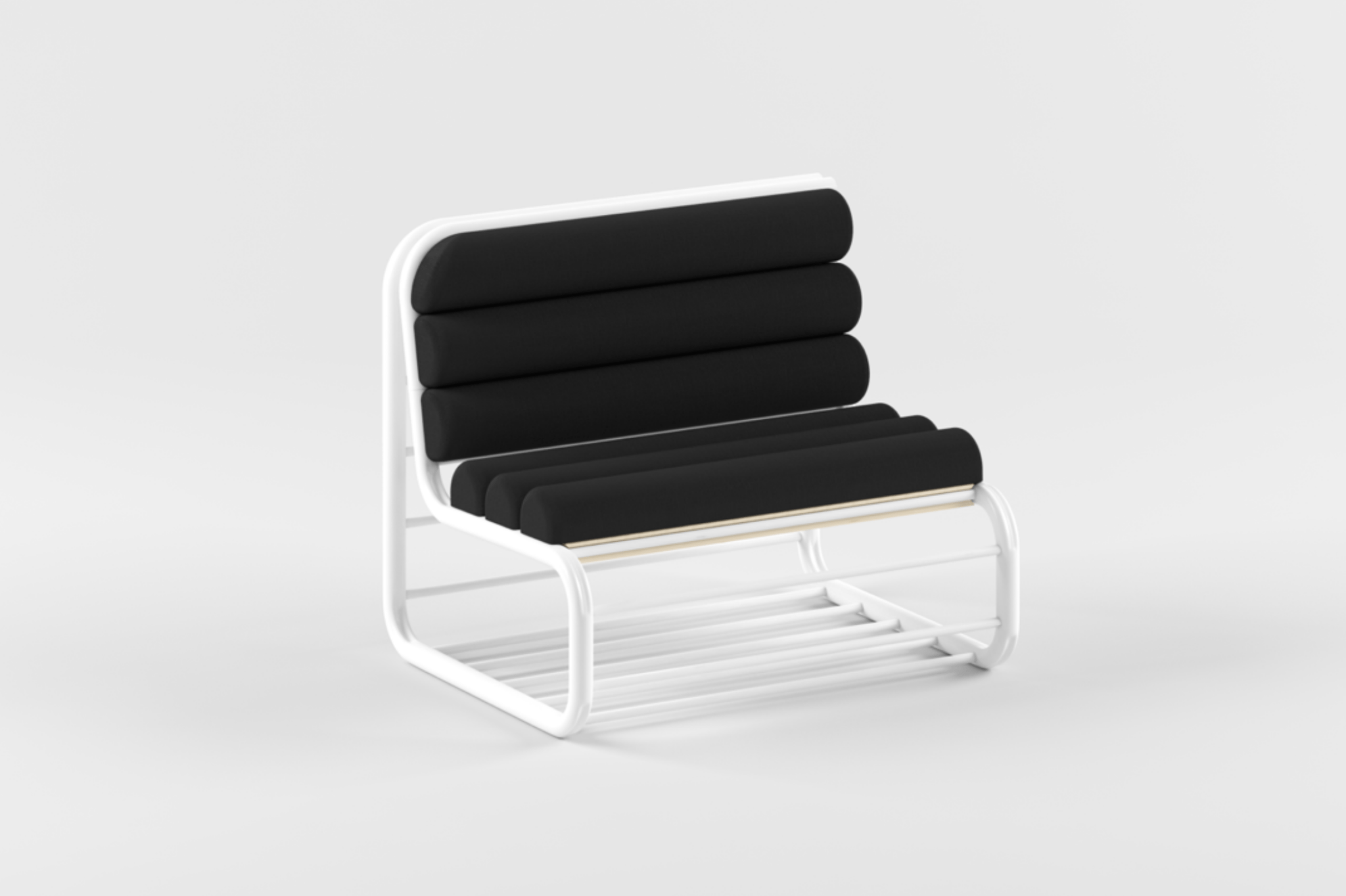 Banquette Bultan en Barrières Vauban Upcyclées - Intérieur - Ethic Atelier