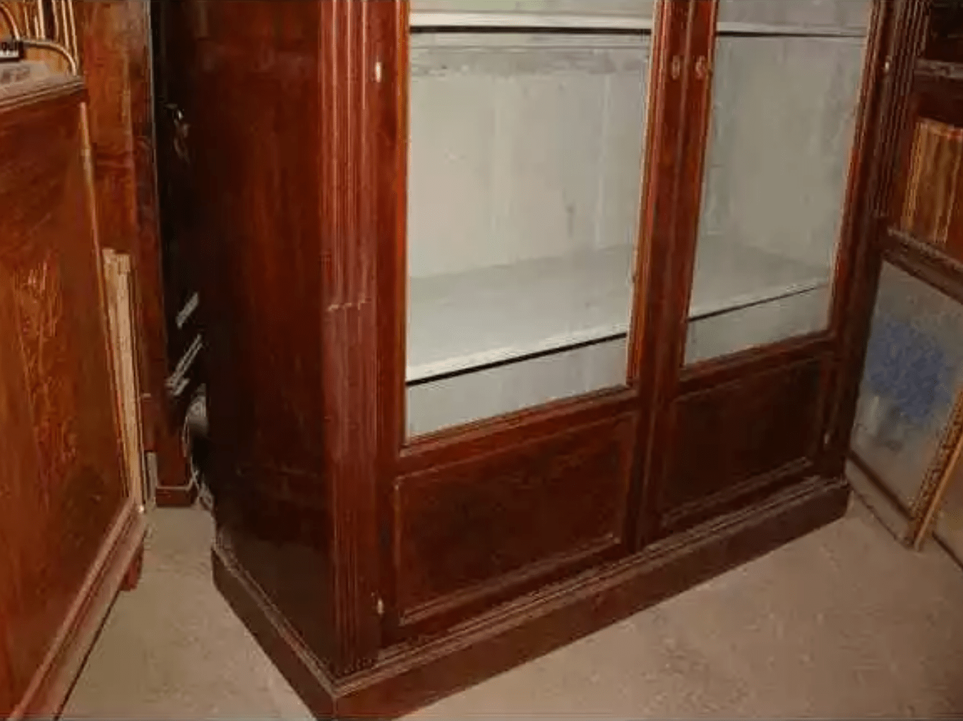 Bibliothèque de la Fin du XIXe Siècle en Acajou de Cuba - Ethic Atelier